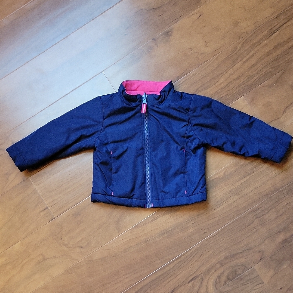 Cat & Jack Plaid Multi-layer Jacket - Picture 4 of 9